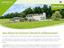 Tablet Screenshot of grueneck-gossau.ch